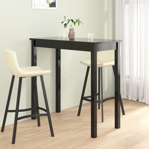 Produktbild für Bartisch vidaXL 240378, schwarz