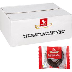 Lebkuchen Weiss Herzen Brezeln Sterne
