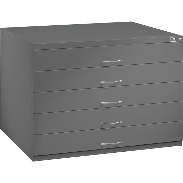 CPMöbel Planschrank 7101100, DIN A1, 5 Schübe, 110 x 76