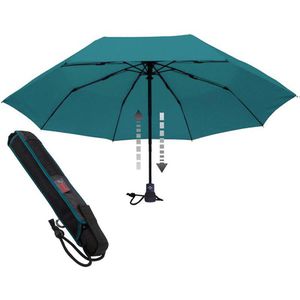 Euroschirm Regenschirm Light Trek Automatic, Automatik, – Taschenschirm, grün, 29cm Böttcher geschlossen Auf-Zu- AG