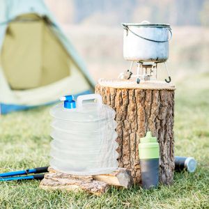 Produktbild für Wasserkanister Relaxdays Faltkanister oval, 4 Stück