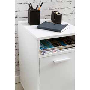 Produktbild für Rollcontainer Wohnling WL5.928, aus Holz, weiß