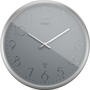 Wanduhr Mebus 19775, Kunststoff, analog, Funkuhr
