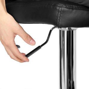 Produktbild für Barhocker Songmics LJB64B, drehbar mit Lehne