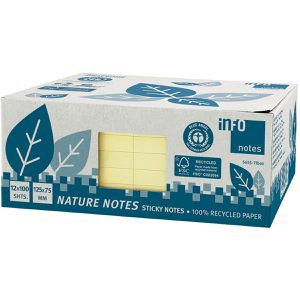Produktbild für Haftnotizen Info Nature Notes, 5655-11box, gelb