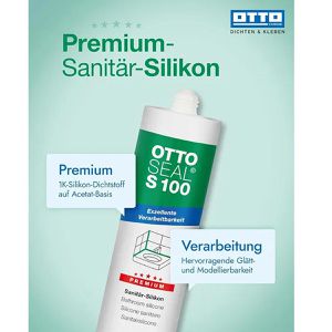 Produktbild für Silikon Otto-Chemie OTTOSEAL S100, betongrau