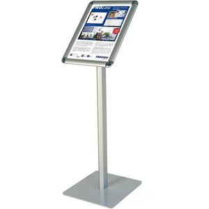 Infoständer Franken BS0904 aus Aluminium, silber, A3