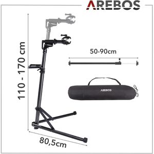 Produktbild für Fahrrad-Montageständer Arebos AR-HE-FMS2S, E-Bike