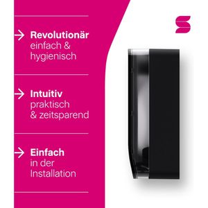 Produktbild für Toilettenpapierspender Satino Hyginity Jumbo L, 333407, JT2