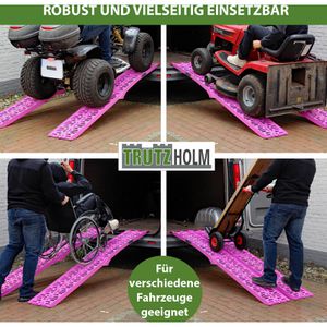 Produktbild für Auffahrrampe Trutzholm 21423901, pink, 2 Stück