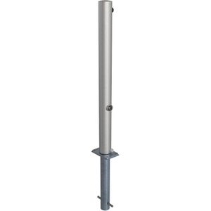 Produktbild für Absperrpfosten Schake 4072FUH, silber, aus Edelstahl