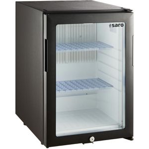 Produktbild für Getränkekühlschrank Saro MB40UG Minibar, mit Glastür