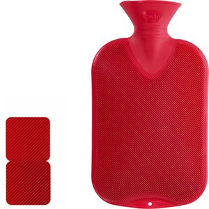 Wärmflasche Fashy Doppellamelle, 6460, 2 Liter
