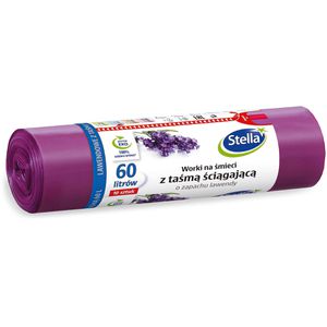 Müllbeutel Stella 009909 Lavendel, 60 Liter