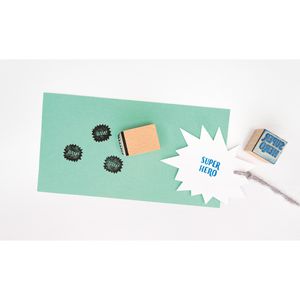 Produktbild für Motivstempel Folia Stempelset Superhelden, aus Holz
