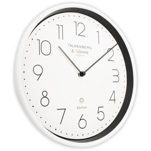 Produktbild für Wanduhr Falkenberg&amp;Söhne Kunststoff, analog, Funkuhr