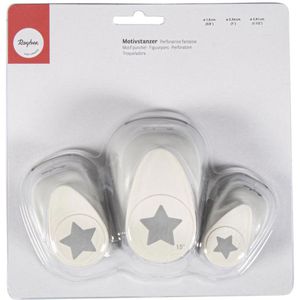 Produktbild für Motivstanzer Rayher 69182000 Sterne, 3er Set