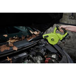 Produktbild für Laubbläser Ryobi R18TB-0 ONE+, Luftstrom 200 km/h, Akku