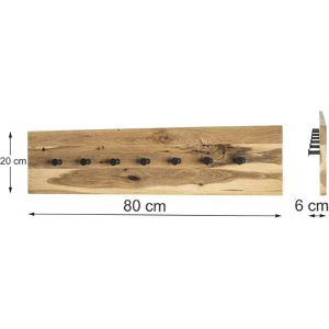 Produktbild für Wandgarderobe Haku-Möbel 22358, Massivholz