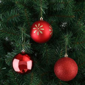 Produktbild für Weihnachtskugeln CASARIA rot