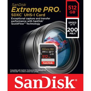 Produktbild für SD-Karte SanDisk Extreme Pro, 512GB