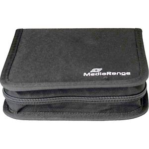 Produktbild für CD-Tasche MediaRange BOX50, 16 x 4 x 16 cm, für 24 Discs