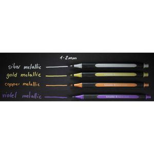Produktbild für Metallic-Stifte Schneider Paint-It 020, farbig sortiert