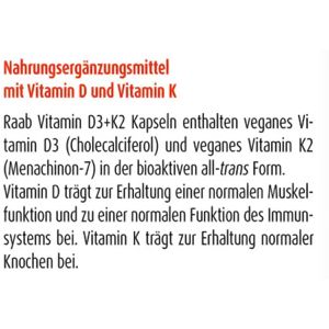 Produktbild für Vitamin-D Raab-Vitalfood 60 Kapseln