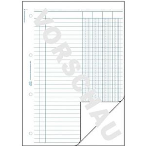 Produktbild für Spaltenbuch Zweckform 452, 4 Spalten