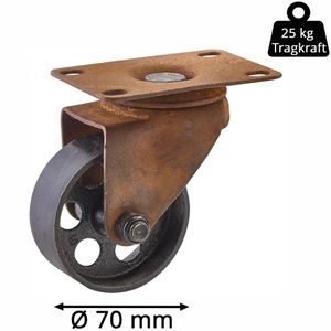 Produktbild für Möbelrolle SO-TECH ROSTOCK 136448, mit Anschraubplatte