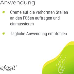 Produktbild für Hornhautentferner efasit Anti-Hornhaut Creme
