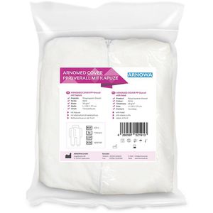 Produktbild für Schutzanzug Arnomed Cover PP-Overall, weiß