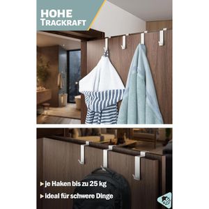 Produktbild für Türhaken 4smile für Innenseite, weiß