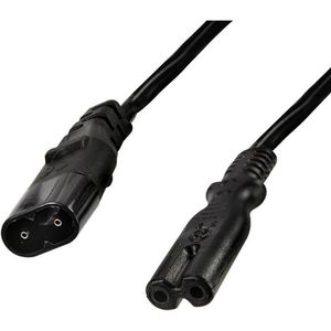 Produktbild für Netzkabel LogiLink CP129, 2-polig, 2 m