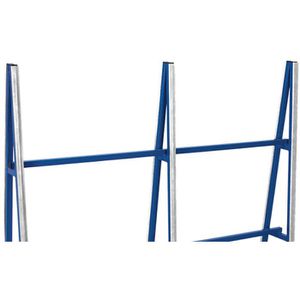 Produktbild für Plattenwagen VARIOfit sw-1606, Gummireifen