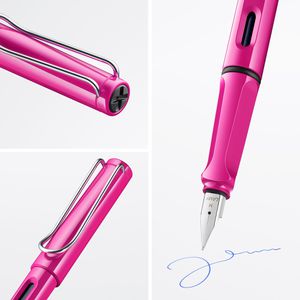 Produktbild für Füller Lamy safari 013 pink, Feder M