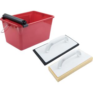 Produktbild für Fliesenwaschset Werkzeyt CP790701, Eimer, 12 Liter