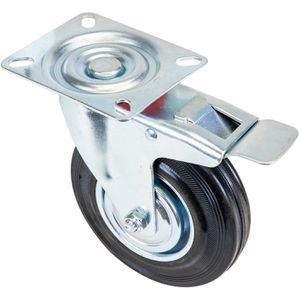 Produktbild für Schwerlastrolle HMF 6790, Lenkrolle mit Bremse