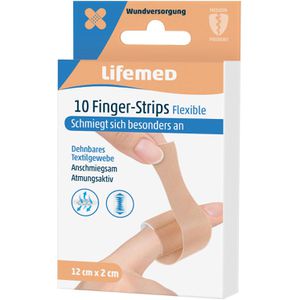 Produktbild für Pflaster Lifemed Finger-Strips Flexible, 10 Strips
