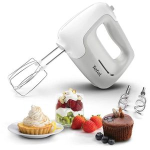 Produktbild für Handmixer Tefal Prep Mix HT450B38, weiß, 5 Geschwindigkeiten