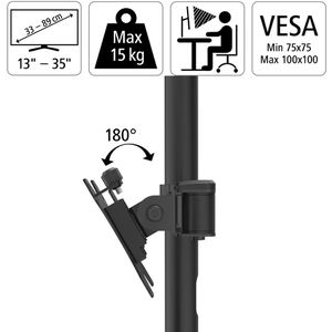 Produktbild für Monitorhalterung Hama 118494 Fullmotion