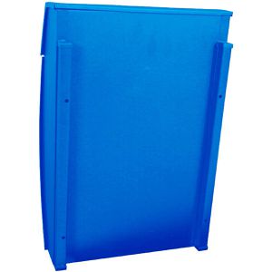 Produktbild für Briefkasten PROREGAL Geronan, blau, aus Stahl