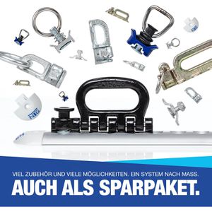 Produktbild für Airlineschiene NTG Standard, Set, zum Schrauben, 2 Stück