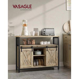 Produktbild für Sideboard Vasagle LSC092B60, aus Holz, türkisbraun