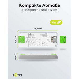 Produktbild für LED-Trafo Goobay 65581, für innen
