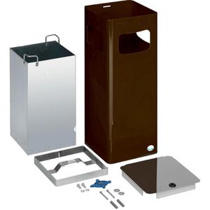 Produktbild für Mülleimer VAR WSG 25R, 2170, braun