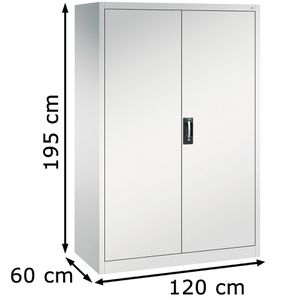 Produktbild für Werkzeugschrank CP-Möbel 8932-00, aus Metall, lichtgrau