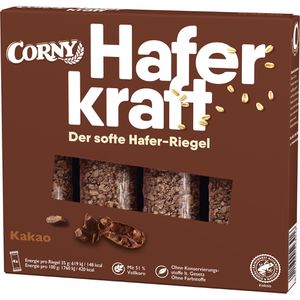 Müsliriegel Corny Haferkraft Kakao