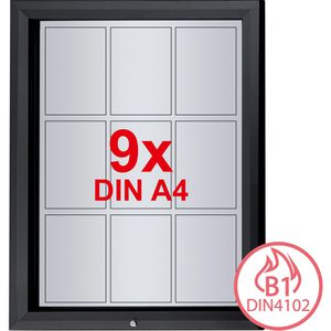 Produktbild für Schaukasten Showdown-Displays schwarz, B1, außen