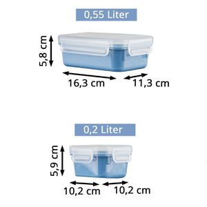 Produktbild für Frischhaltedose Emsa Clip&amp;Close N10308, aus Kunststoff